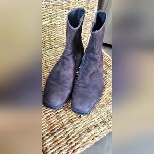 Gordon Rush Dillon suede zipper boots